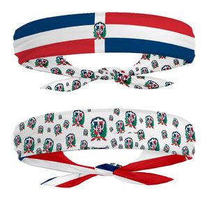 Diadema Deportiva con <span class=keywords><strong>la</strong></span> Bandera Nacional de Haití, Pañuelo de Doble Cara con Cordón Ajustable, Banda para el Sudor para Hombres y Mujeres - Product Image 5