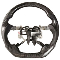 Volant sport en cuir et fibre de carbone en forme de D à 4 branches pour Toyota Highlander 2009-2014 Camry 2007-2011 Fortuner Hilux SR5 N70