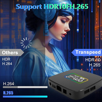 OM MAX 4K Android TV Box de Alta Calidad, Versión Android 14 Actualizada, Reproductor Multimedia de 8+128 GB