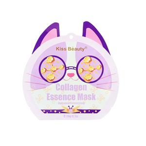 Masker Wajah Kiss Beauty Kolagen Berkualitas Tinggi dengan Esens Buah Aloe Vera, Melembapkan dan Menghidrasi, Kemasan Bentuk Kucing - Product Image 2