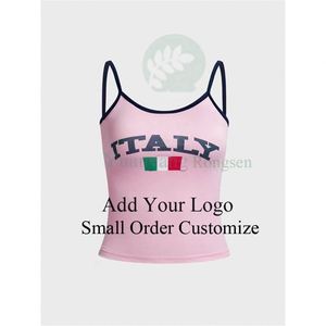 Custom Sport Fitness Tight Crop Tank Tops Fashion <strong>Womenn</strong> - Product Image 2