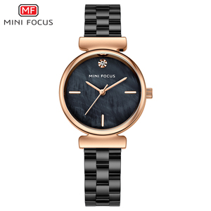 Reloj de Oro Rosa <span class=keywords><strong>MF</strong></span> 0309 de 2022 para Mujer, Relojes de Marca Superior, Esfera de Mármol Perlado, Correa Simple de Acero Inoxidable, Zegarek - Product Image 3