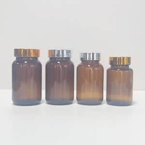 Botellas de Vidrio Ámbar de 100ml, 150ml, 200ml, 250ml con Tapón de Goma, Envases Vacíos para Pastillas, Tabletas, Cápsulas y Gotas para Ojos - Product Image 5