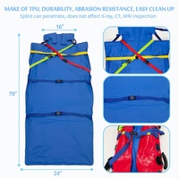 Matelas de transport pliable en TPU gonflable à vide pour secours d'urgence, dispositif médical manuel personnalisé OEM