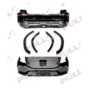 Pièces de voiture pour <span class=keywords><strong>Mercedes</strong></span> Benz <span class=keywords><strong>GLS</strong></span> X166 2015 2016 2017 <span class=keywords><strong>2018</strong></span> 2019 changement au modèle maybach pare-chocs avant et arrière avec calandre - Product Image 3