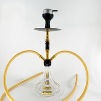 Chicha à double tuyau jaune grande taille prête à être expédiée
