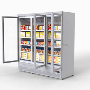 Congelador Vertical Comercial de Una Sola Temperatura para Exhibición en Supermercados, Tiendas de Conveniencia, Refrigeración de Frutas y Verduras - Product Image 1