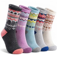 Chaussettes en laine avec logo personnalisé, respirantes, chaudes, chaussettes mi-mollet, fabrication OEM ODM, chaussettes d'hiver en gros