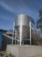 Silo d'acciaio dell'alimentazione del Silo di stoccaggio dell'allevamento di pollame di agricoltura per l'alimentazione della casa del maiale del pollo del pollame