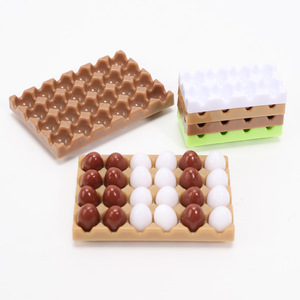 ABS mini <b>egg</b> carton model, miniature scene with props, DIY mini kitchen, pretend play, <b>egg</b> carton - Product Image 4