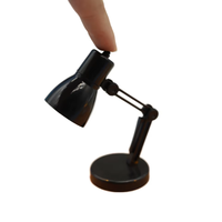 Mini lampe de bureau LED pour enfants, jouet de jeu d'imitation, bras réglable, fonctionne sur piles, accessoires de meubles DIY