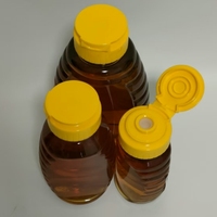 Tragbare Mini 150g Honig PET Kunststoff-Quetschflasche mit Schraubverschluss Siebdruck Flüssigkeits-Aufbewahrungsdose