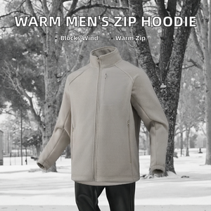 Sudadera con Capucha Extra Grande para Hombre, Estilo Vintage, Cómoda y Cálida para Invierno, con Estampado Digital y Bordado, Resistente al Viento y de Secado Rápido - Product Image 2