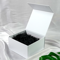 Boîte-cadeau magnétique d'accessoires de cheveux de proposition de carton pliant de qualité supérieure boîte de papier cadeau romantique