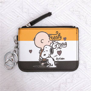 Cartera de Cuero de Alta Calidad con Diseño de <span class=keywords><strong>Snoopy</strong></span>, Monedero Impermeable y Duradero con Llavero para Uso Diario - Product Image 6