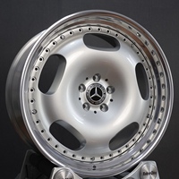 Jantes en alliage vintage personnalisées de 18 pouces 5X112 pour W124 W140 W201, mise à niveau des roues de voiture rétro