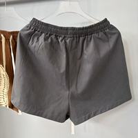En Kaliteli Ağır Kumaş Erkek Giyim Karışık Duygular High Street Vintage Cepli Harfli Kanat Baskılı Rahat Bol Şortlar Erkekler İçin
