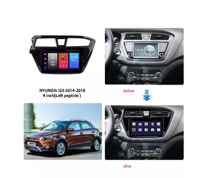 Coche Panel de navegación para 2014-2015 <span class=keywords><strong>Hyundai</strong></span> I-20 /<span class=keywords><strong>i20</strong></span> coche Android Radio tablero Kit estéreo Dvd Panel Fascia marco - Product Image 4