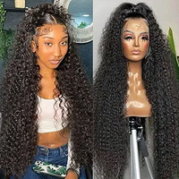 Perruque Humaine Body Wave Transparente HD sans Colle, Dentelle Pré-découpée, Vierge, avec Frontal et Closure, Vente en Gros