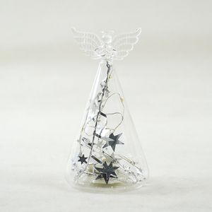 Luci Decorative a LED in Vetro Trasparente Scintillante, Ornamenti a Forma di Stella, Decorazioni Natalizie e di <span class=keywords><strong>Capodanno</strong></span> per Tavolo, Alta Qualità - Product Image 6