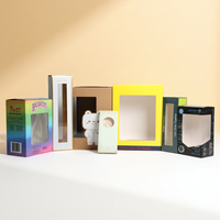 Boîte à fond pliant personnalisée pour produits numériques, expédition à plat, matériaux recyclés écologiques, emballage portable pour l'électronique
