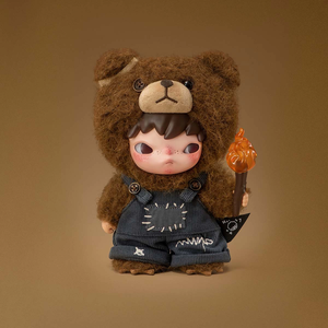 100% Original pour <span class=keywords><strong>POP</strong></span> <span class=keywords><strong>MART</strong></span> <span class=keywords><strong>Hirono</strong></span> vivant sauvage combat joie peluche poupée figurine vinyle accrocheur mystère boîtes décor jouet pour - Product Image 4