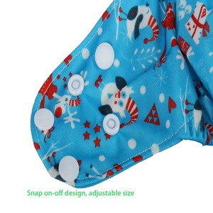Culotte bébé <span class=keywords><strong>lavable</strong></span> en microfibre douce et respirante à deux couches, motif hérisson lanterne, pour bébés de 1 à 3 ans, respectueuse de la peau - Product Image 5