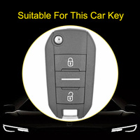 Innofit PUB4 étui de clé de voiture en TPU personnalisé pour Peugeot 208 301 308 3008 Citroen C3 Basalt Aircross ODM DEM