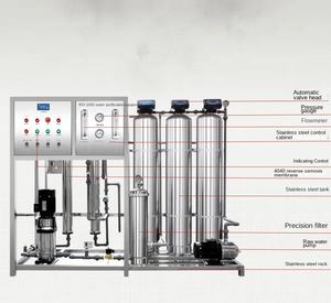 Équipement d'osmose inverse RO pour eau pure, machine à eau ultra pure pour consommation directe, usage industriel et laboratoire, <span class=keywords><strong>1000L</strong></span>/h, 241V-380V - Product Image 1