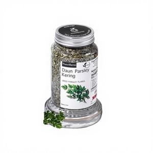 ใบพาร์สลีย์แห้งออร์แกนิกพรีเมียม รับรองฮาลาล 100% สมุนไพรบริสุทธิ์สำหรับปรุงอาหาร จากอินโดนีเซีย โดย Nutrifarm - Product Image 1