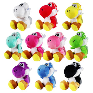 10 couleurs Mario <span class=keywords><strong>Luigi</strong></span> Dinosaur Yaoxi Peluche Pendentif Décoration de sac Pendentif de voiture - Product Image 1