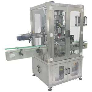 China Leverancier Nieuw Product Schroef Plastic Fles Enkele Kop Automatische Schroef Aanscherping Machine Huisdier Fles Schroef Het Afdekken Machine