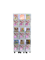 Distributeur automatique de jouets Gachapon à monnayeur, compatible avec les capsules de 45-80 mm, en métal et plastique, avec langues espagnole et japonaise