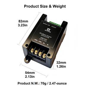 Controlador de Motor de CC de Alta Potencia de 800W, Placa de Control de Velocidad para Motor sin Escobillas de 12V 24V 36V para Proyectos DIY K54 - Product Image 2