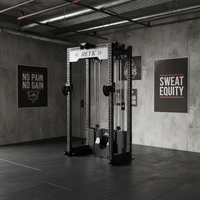Rack de Squat en Acier Carbone de Haute Qualité Ultime, Modèle REYK-16, 400 kg, pour la Musculation en Salle de Sport