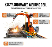 Sistema de Robot de Soldadura CNC PLC Automático para Taller de Acero, Astillero, Construcción de Puentes, Programación Rápida, Rendimiento de Arco Estable