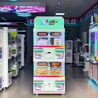 Machine à griffes commerciale 4 joueurs avec accepteur de pièces, jeu de défi de 10 secondes, jeu de tapotement à temps limité, verre trempé, prise en charge de l'anglais, OEM ODM