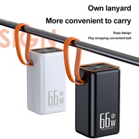 Nouvelle batterie externe en gros 66W à charge rapide 20000mAh grande capacité mini portable universelle pour téléphone portable