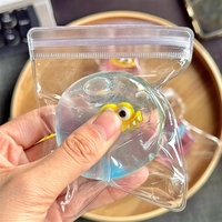 Jouet Squishy en Maltose à Grandes Yeux et Visage Amusant, Anti-Stress à Presser, Doux et à Remontée Lente, Dessin Animé, Décompression, Fidget
