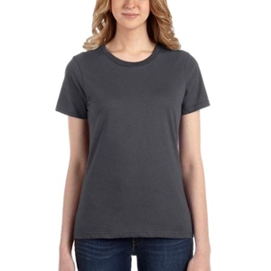 Camisetas Gráficas de Algodón 100% al por Mayor para Mujer, Corte Ajustado, Tallas Grandes, Servicios de Diseño Personalizado, Estampado a Cuadros de Verano - Product Image 1