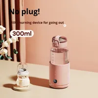 Chauffe-biberon intelligent en verre 300 ml avec capteur USB, température constante, design portable pour voyage, compatible avec tous les biberons, autonomie de 6 à 12 heures