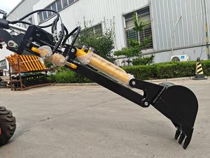 Bras d'excavation hydraulique pour <span class=keywords><strong>mini</strong></span>-chargeuse, attache rapide universelle, acier robuste, pour tranchées et crevasses - Product Image 2