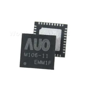 Integrateds วงจรแหล่งจ่ายไฟคริสตัลเหลวชิป QFN AUO-M106-11 18 28