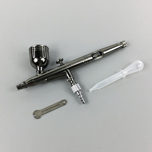 Stylo aérographe HD-130 Flame Black 7,0 cc à alimentation par gravité, double action, vitesse réglable, outil de peinture artistique - Product Image 3