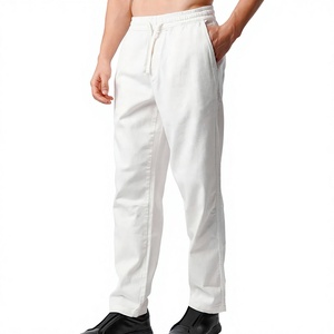 Pantalones Jogger de Lona Rectos para Hombre, Corte Clásico, Frente Plano, Ligeros, Cintura Elástica, Logotipo Personalizado, Casuales, Transpirables, de Secado Rápido - Product Image 1