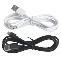 Cable Micro USB V8 de 30 cm, Cable de carga 2A TIPO C, chaqueta de PVC, blindaje trenzado para teléfono Android, Banco de energía, accesorios para teléfonos inteligentes