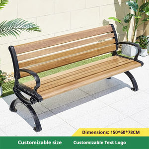 เก้าอี้พักผ่อนกลางแจ้งอลูมิเนียมหล่อสไตล์ยุโรปทนทานม้านั่งสำหรับใช้ในสวนและสวนสาธารณะดีไซน์ทันสมัย - Product Image 6