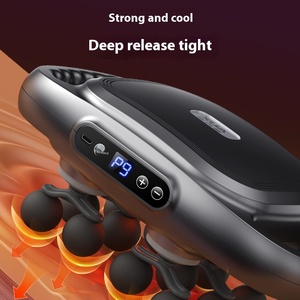 Masajeador de relajación muscular multifuncional inalámbrico de 12 cabezas para hombres y mujeres, Facia especial, pistola corporal, membrana para el cuello, características de calor - Product Image 4