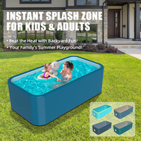 Grande piscine gonflable en PVC, piscine familiale portable pour enfants et adultes, divertissement aquatique et fêtes