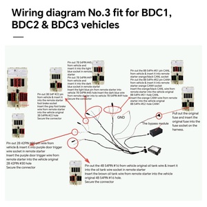 ECS002PP-BM-BC1-MI Plug Play Remote Starter Fit for BMW Mini 2015-2018 F54 F55 F56 F57 F60 with Factory OEM <b>Push</b> Start Button - Product Image 6